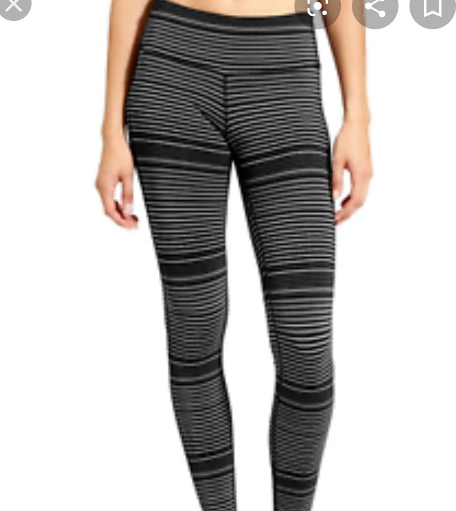 Athleta Colorblock Stripe Chaturanga Tight Size S